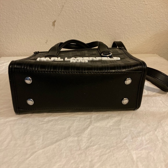 Karl Lagerfeld Black Satchel Bag - Picture 7 of 11